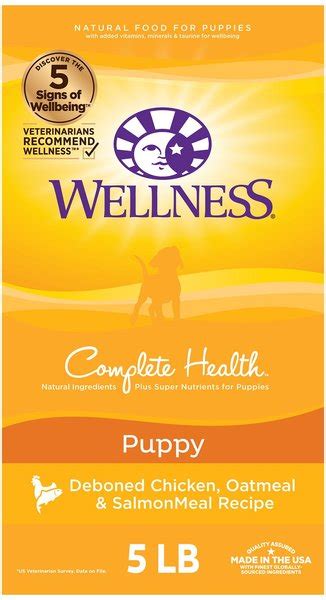 Wellness Pet Food Complete Health Puppy Deboned Chicken, Oatmeal & Salmon Meal Recipe tv commercials