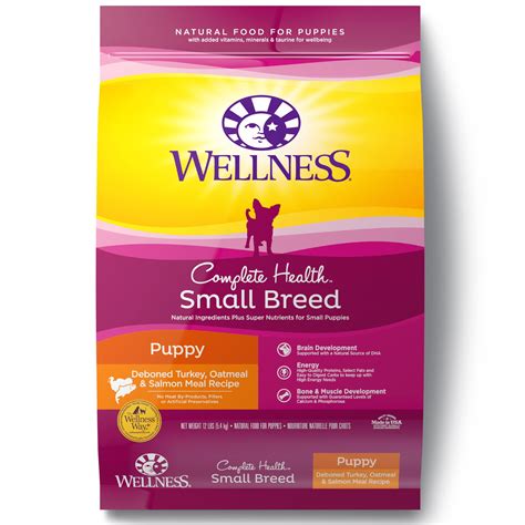 Wellness Pet Food Small Breed Complete Health Puppy Turkey, Oatmeal & Salmon Meal Recipe tv commercials