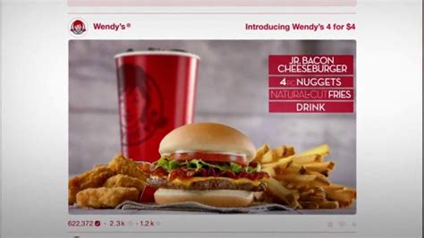 Wendy's 4 for $4 Meal TV Spot, 'Engagement Photo' created for Wendy's