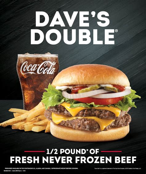 Wendy's Dave's Double