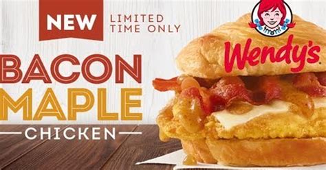Wendy's Maple Bacon Chicken Croissant