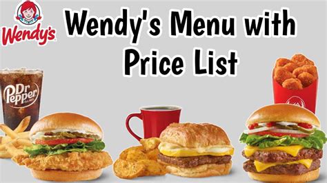 Wendy's Right Price, Right Size Menu
