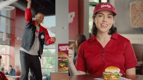 Wendy's TV Spot, 'Square Hamburger' Featuring Reggie Miller