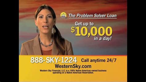 Western Sky Financial Problem Solver Loan TV commercial