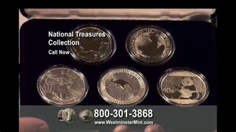 Westminster Mint National Treasures Collection TV commercial - Silver