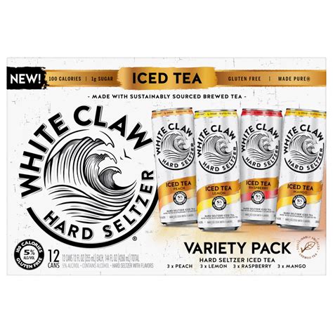 White Claw Hard Seltzer Iced Tea Lemon logo