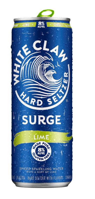 White Claw Hard Seltzer Surge Natural Lime logo