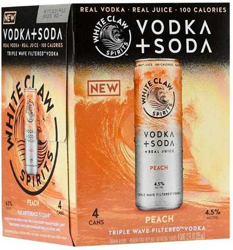 White Claw Hard Seltzer Vodka + Soda Peach logo