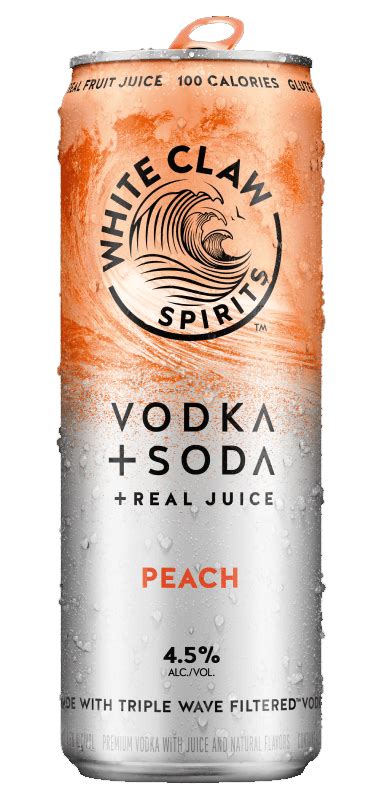 White Claw Hard Seltzer Vodka + Soda Peach logo