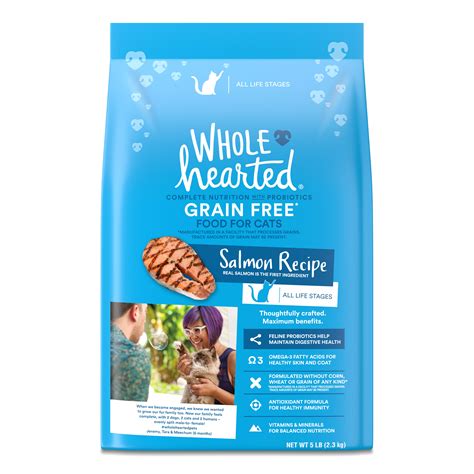 WholeHearted Grain Free Salmon Formula Dry Cat Food logo