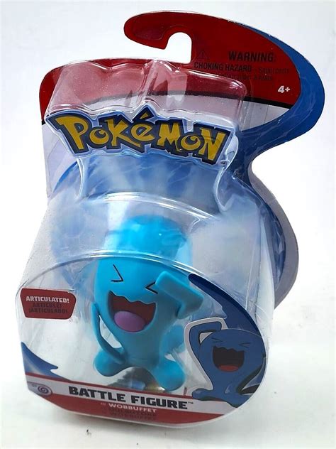 Wicked Cool Toys Pokémon 3 Inch Battle Figures: Wobbuffet