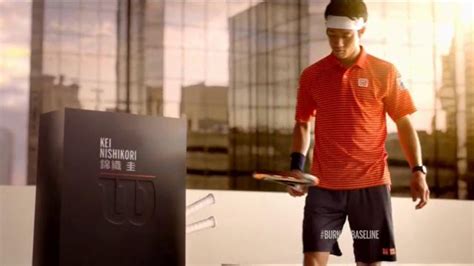 Wilson TV Spot, 'Burn Racket Test' Featuring Kei Nishikori