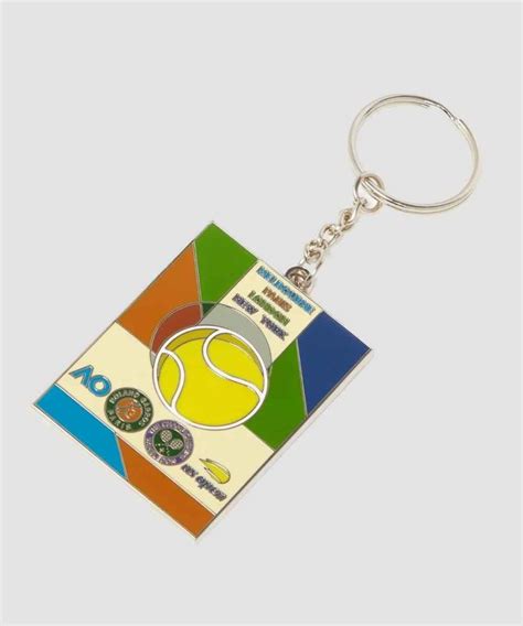 Wimbledon Grand Slam Poster Keyring logo