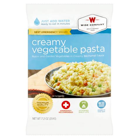 Wise Company Creamy Vegetable Pasta logo