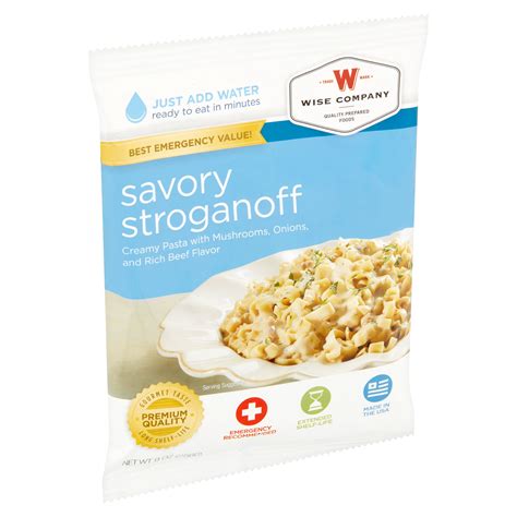 Wise Company Savory Stroganoff logo