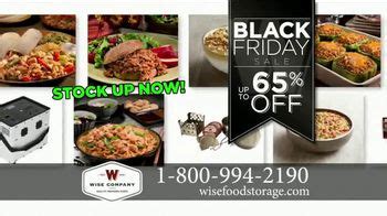 Wise Food Storage Historic Black Friday Sale TV Spot, 'Be Prepared'