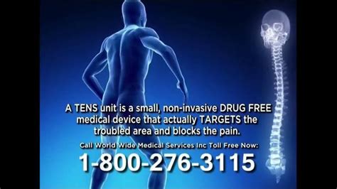 World Wide Medical Services TENS Unit tv commercials