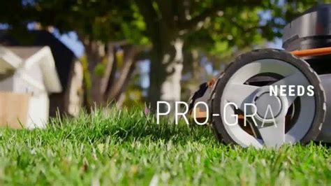 Worx TV commercial - Pro-Grade Tools: Mower and Battery