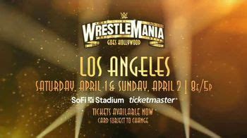 Wrestlemania Goes Hollywood TV Spot, '2023 Los Angeles: SoFi Stadium'