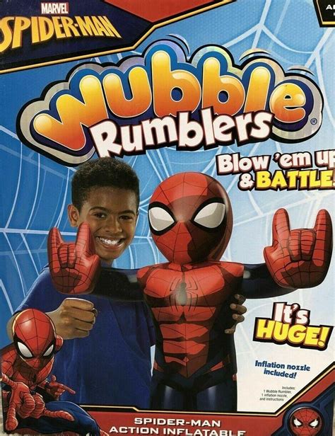 Wubble Bubble Ball Marvel Wubble Rumbler Spider-Man logo