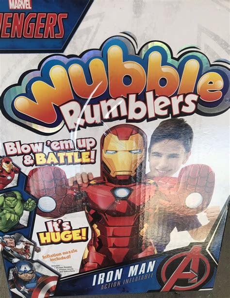 Wubble Bubble Ball Marvel Wubble Rumblers Iron Man logo