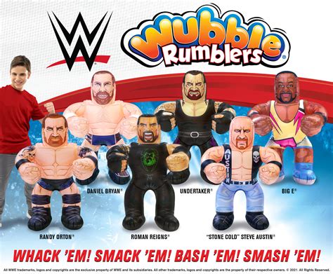 Wubble Bubble Ball WWE Wubble Rumblers Big E logo