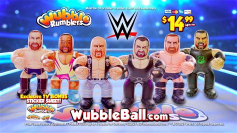 Wubble Bubble Ball WWE Wubble Rumblers Randy Orton tv commercials