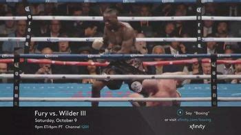 XFINITY On Demand TV commercial - World Heavyweight Championship: Fury vs. Wilder III