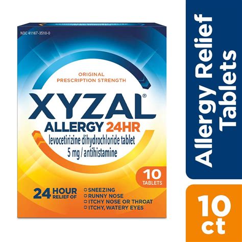 XYZAL Allergy 24HR logo