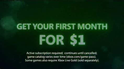 Xbox TV Spot, 'Game Pass: First Month for $1'