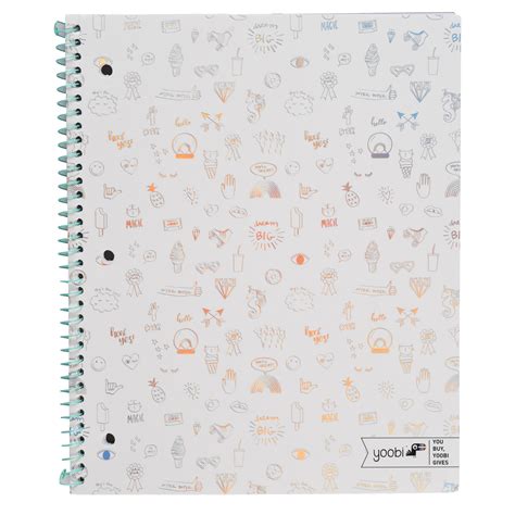 Yoobi Spiral Notebooks