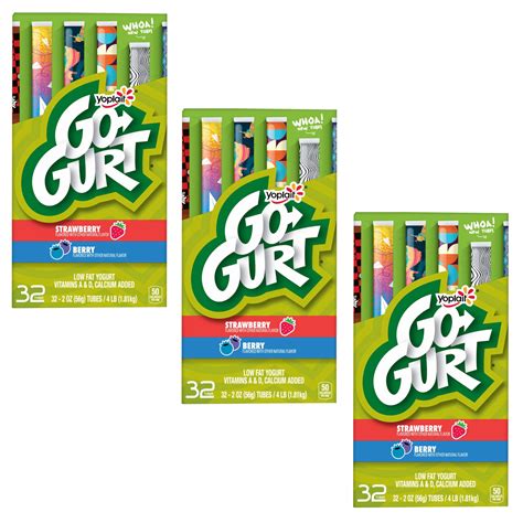 Yoplait Go-Gurt Berry & Strawberry Combo Pack