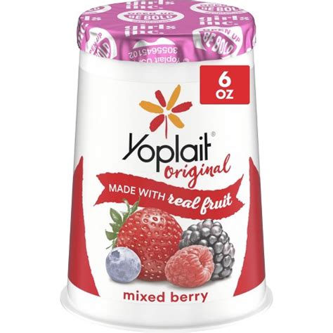 Yoplait Greek 100 Mixed Berry logo