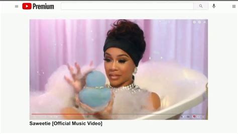 YouTube Premium TV Spot, 'Bathtub: Three Months Free' Featuring Saweetie featuring Saweetie