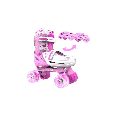 Yvolution Neon Street Rollers Skates Pink logo