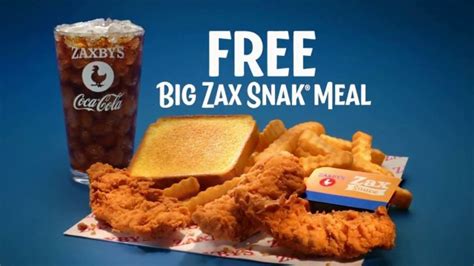 Zaxbys App TV commercial - Free Big Zax Snak Meal