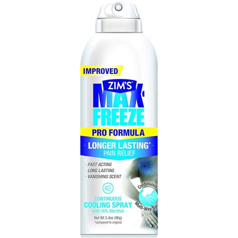 Zim's USA Max-Freeze Continuous Spray