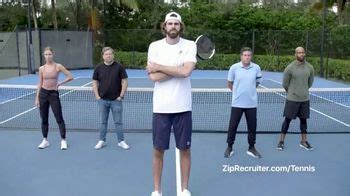 ZipRecruiter TV Spot, 'The Right Team' Featuring John Isner, Reilly Opelka created for ZipRecruiter