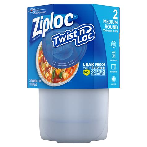 Ziploc Marvel Avengers Twist 'n Loc Food Storage Container logo