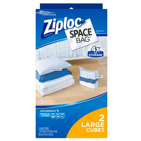 Ziploc Space Bag Cubes logo