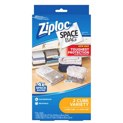 Ziploc Space Bag Cubes logo