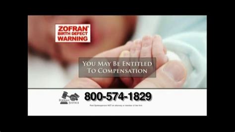 Zofran Justice TV Spot, 'Zofran Birth Defect Warning' created for Pharmaceutical Justice