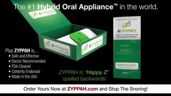 Zyppah TV commercial - Stops Snoring Now!