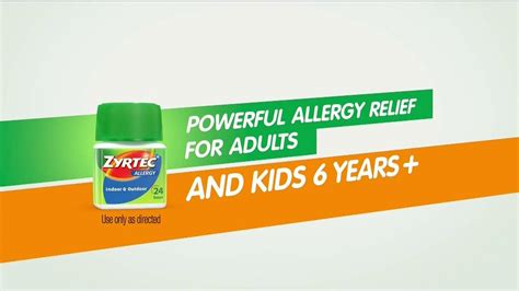 Zyrtec Allergy TV commercial - Tennis