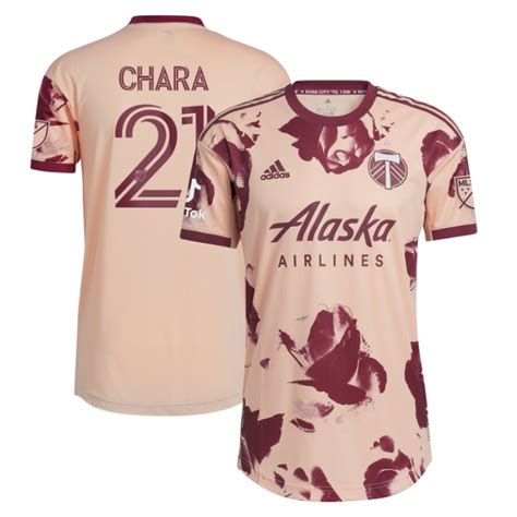 adidas 2022 Mens Portland Timbers Heritage Pink Rose Kit Replica Blank Jersey logo
