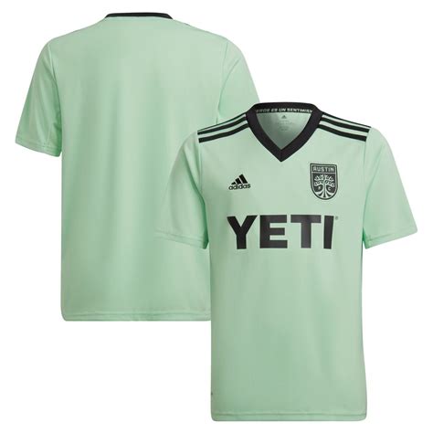 adidas Austin FC 2022 The Sentimiento Kit Authentic Blank Jersey logo