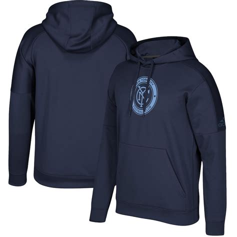 adidas Men's New York City FC Navy Aeroband climawarm Ultimate Hoodie tv commercials