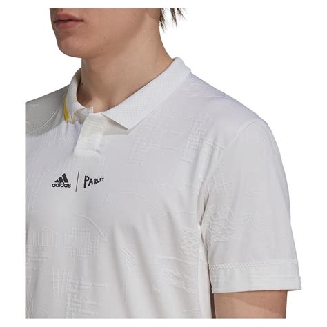 adidas Mens London Freelift Tennis Polo logo