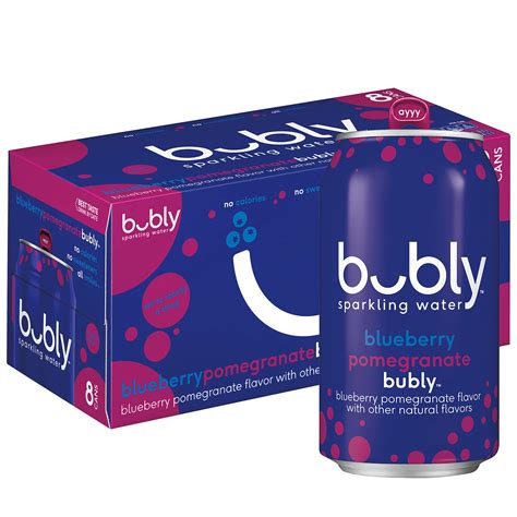 bubly Blueberry Pomegranate logo
