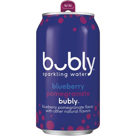 bubly Blueberry Pomegranate logo